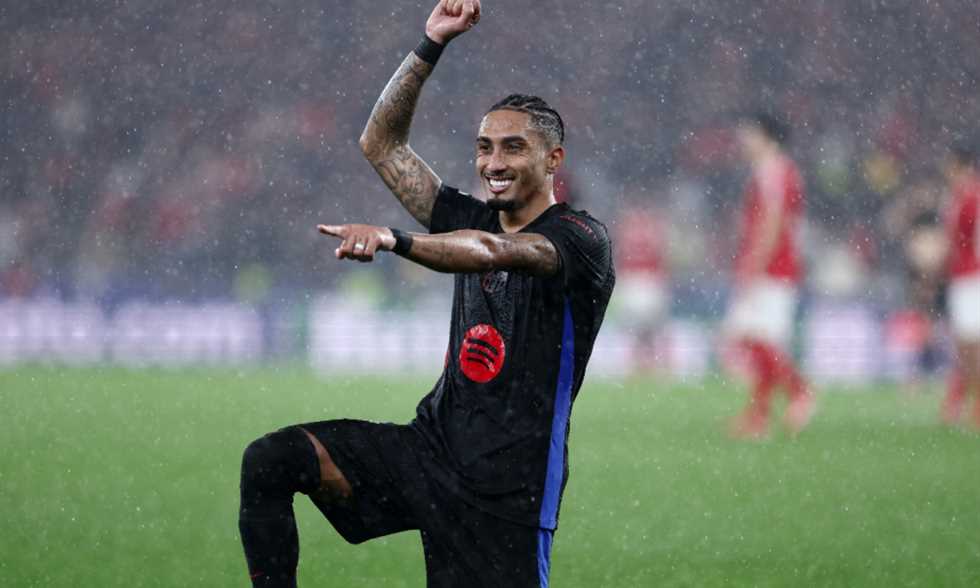 FilGoal | أخبار | تقارير: بعد ارتباط اسمه بأندية سعودية.. رافينيا “غير قابل للمساس” في برشلونة