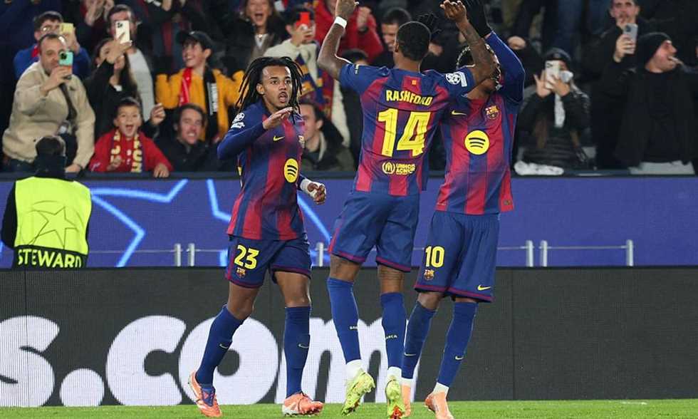 FilGoal | أخبار | رأسيتا كوندي تعيد برشلونة للفوز في أبطال أوروبا ضد فرانكفورت