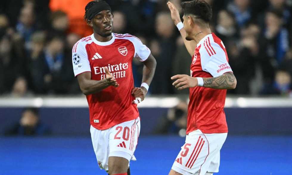 FilGoal | أخبار | العلامة الكاملة مستمرة.. أرسنال يكتسح كلوب بروج بثلاثية في أبطال أوروبا